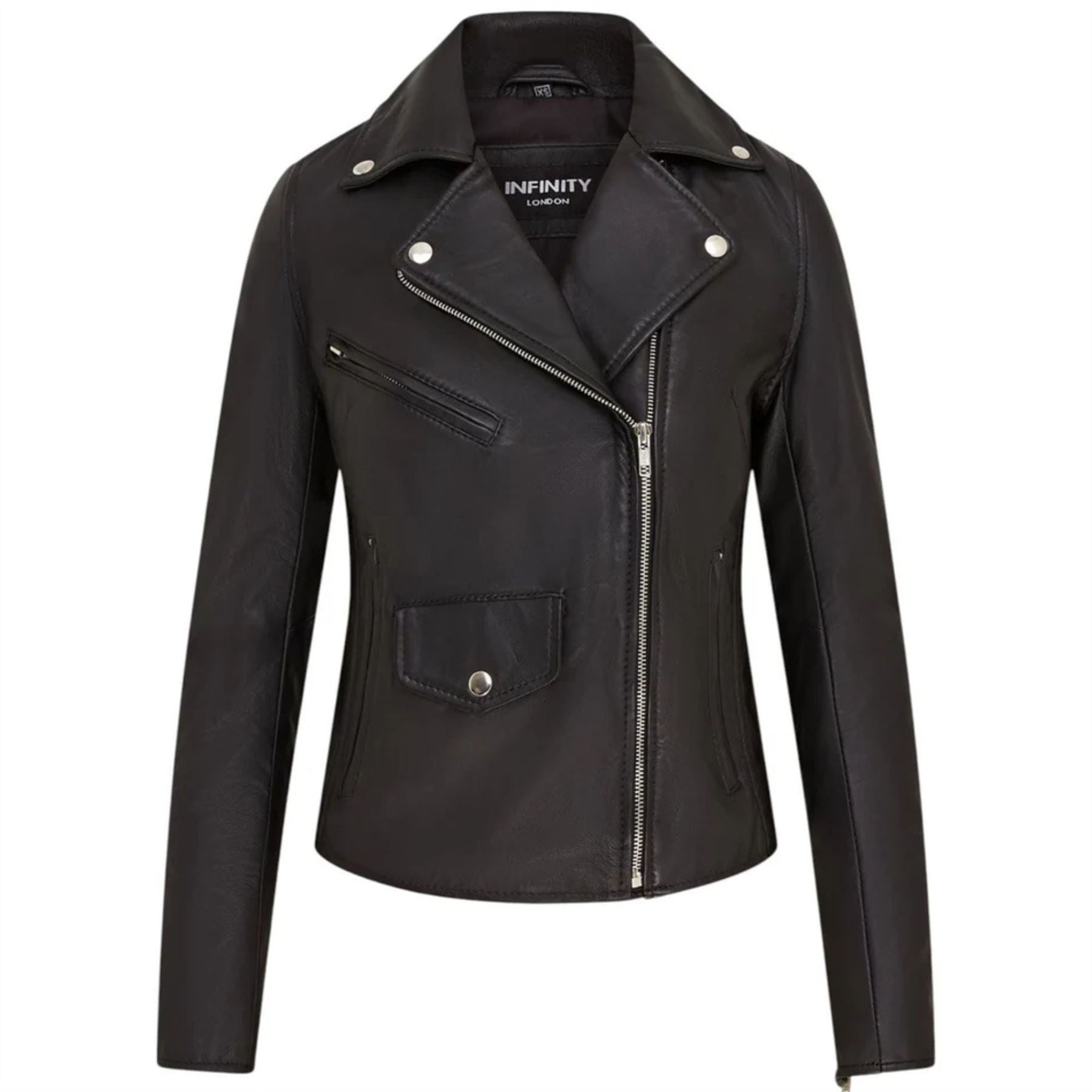 Women's Real Leather Brando Style Biker Jacket