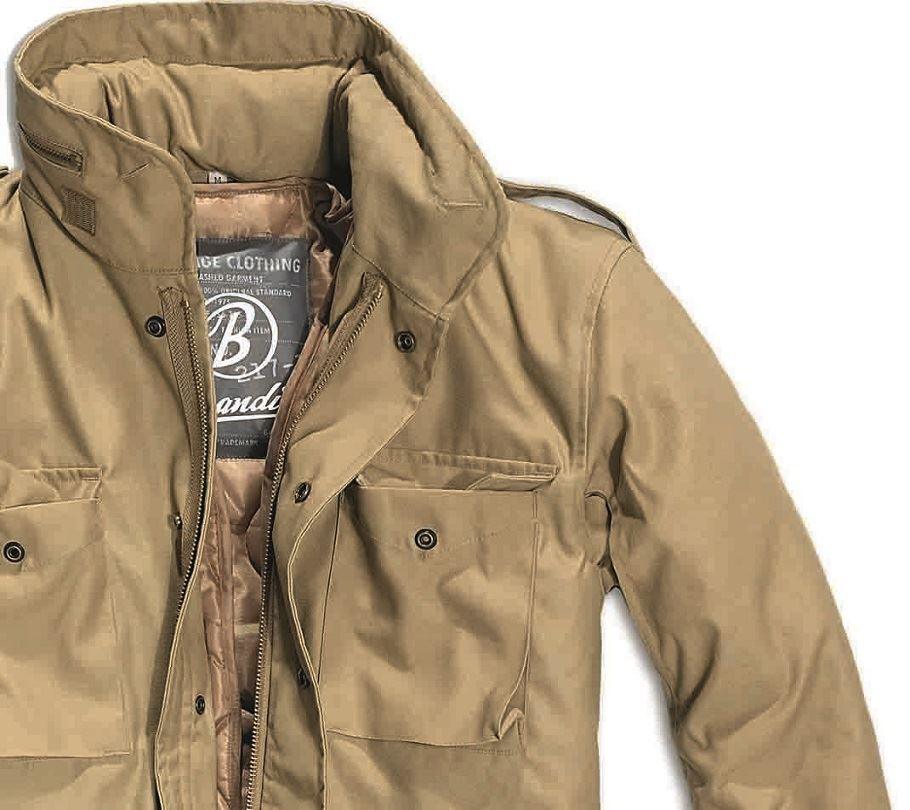 Brandit M65 Military Vintage Parka Jacket Field Army Combat Zip Warm Winter - Knighthood Store