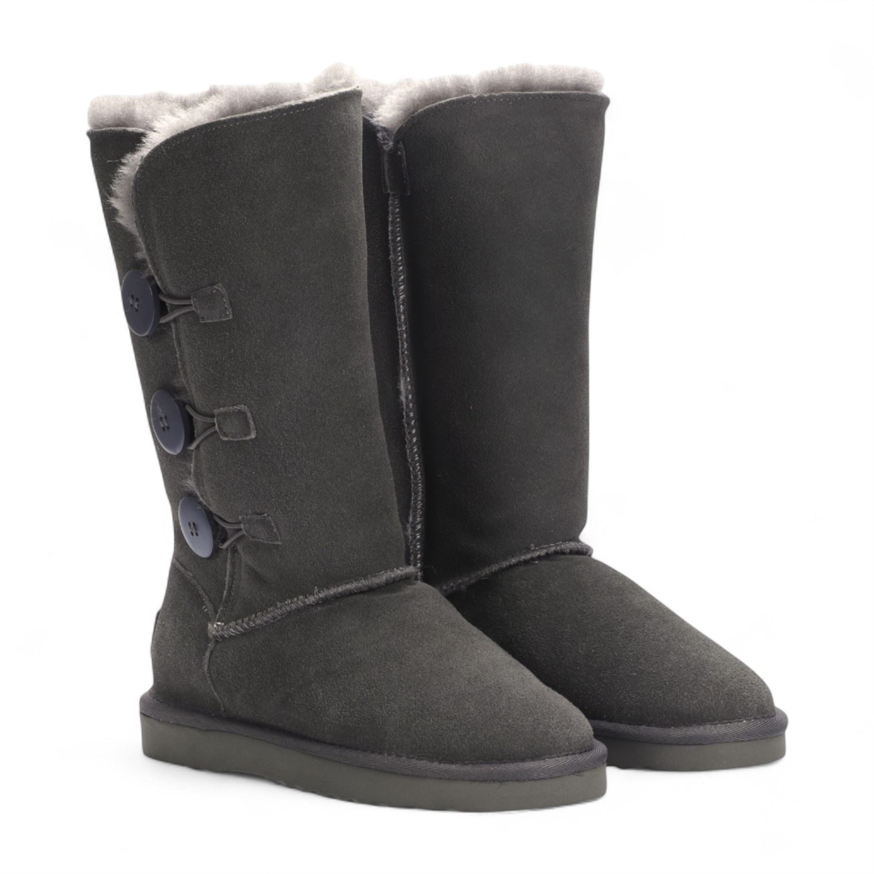 Willow - Women's Sheepskin Suede Winter Mid-Calf Boots