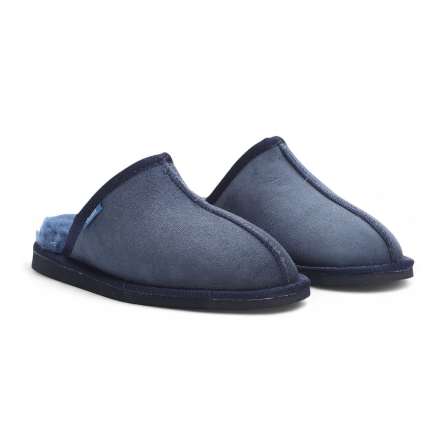 Highland - Men's Genuine Sheepskin Suede Mule Slippers