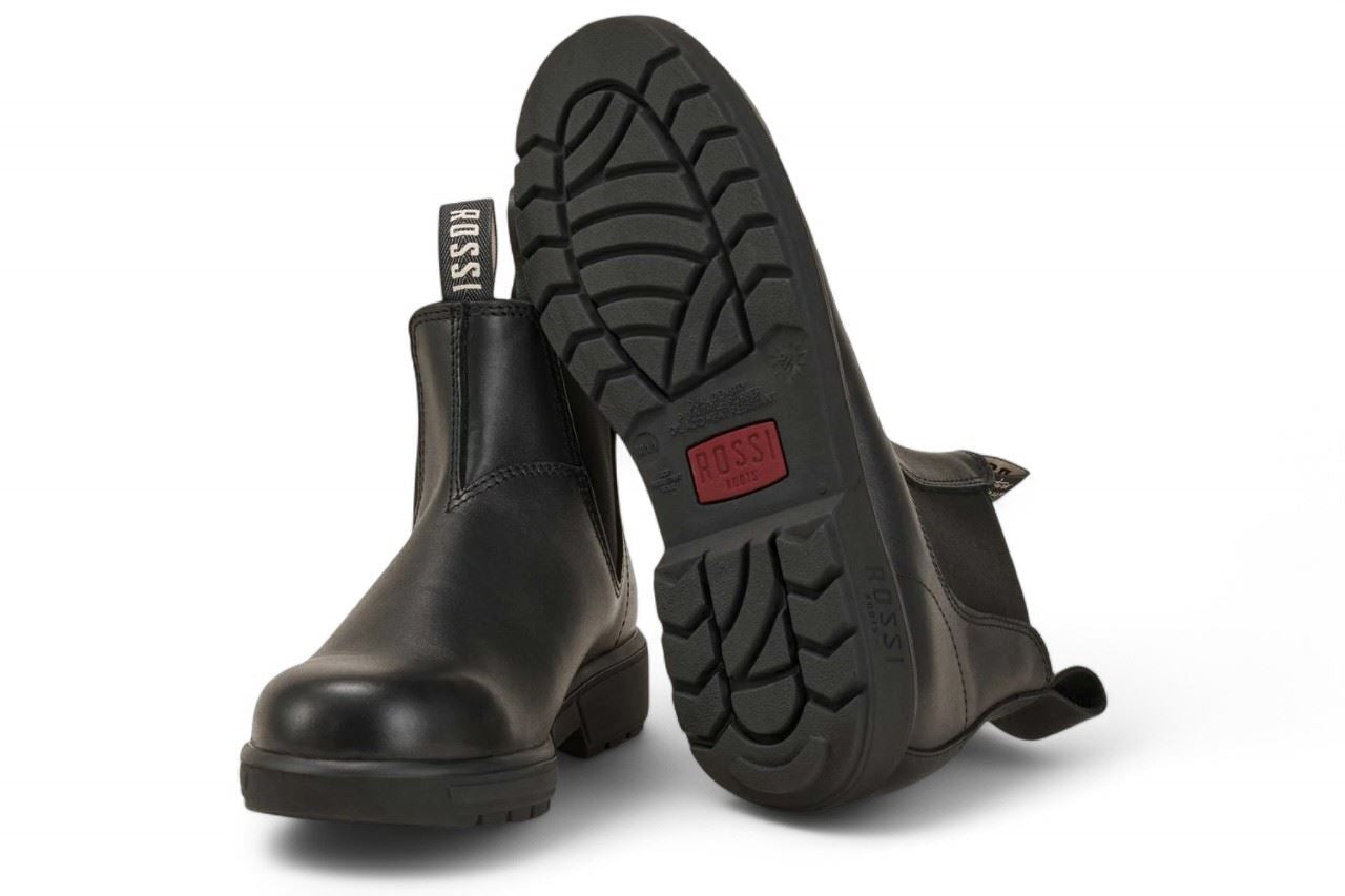 Endura 301 - Black Leather Chelsea Boots