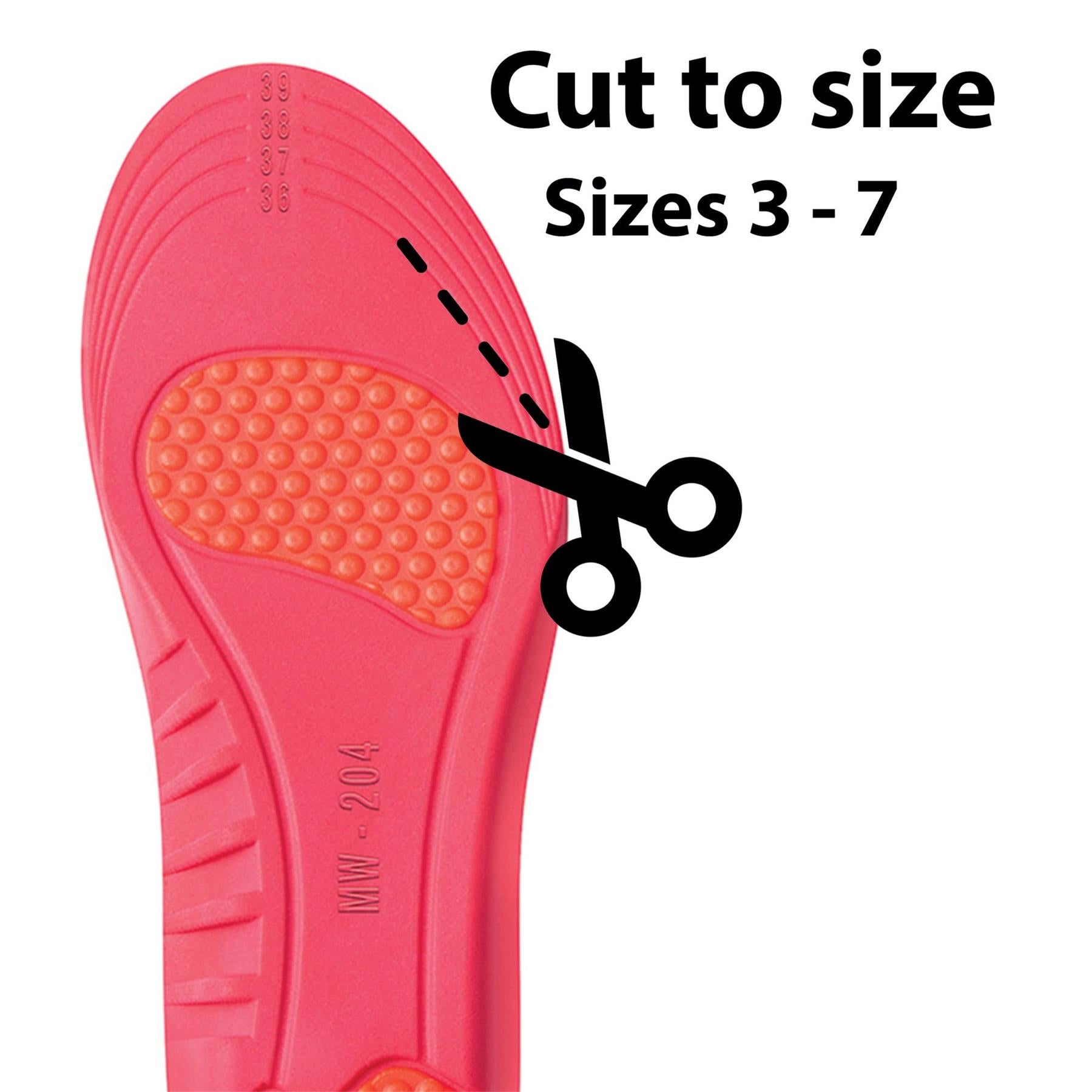 TruClothing Orthotic Insoles Cushioned Comfort Shoe Inserts