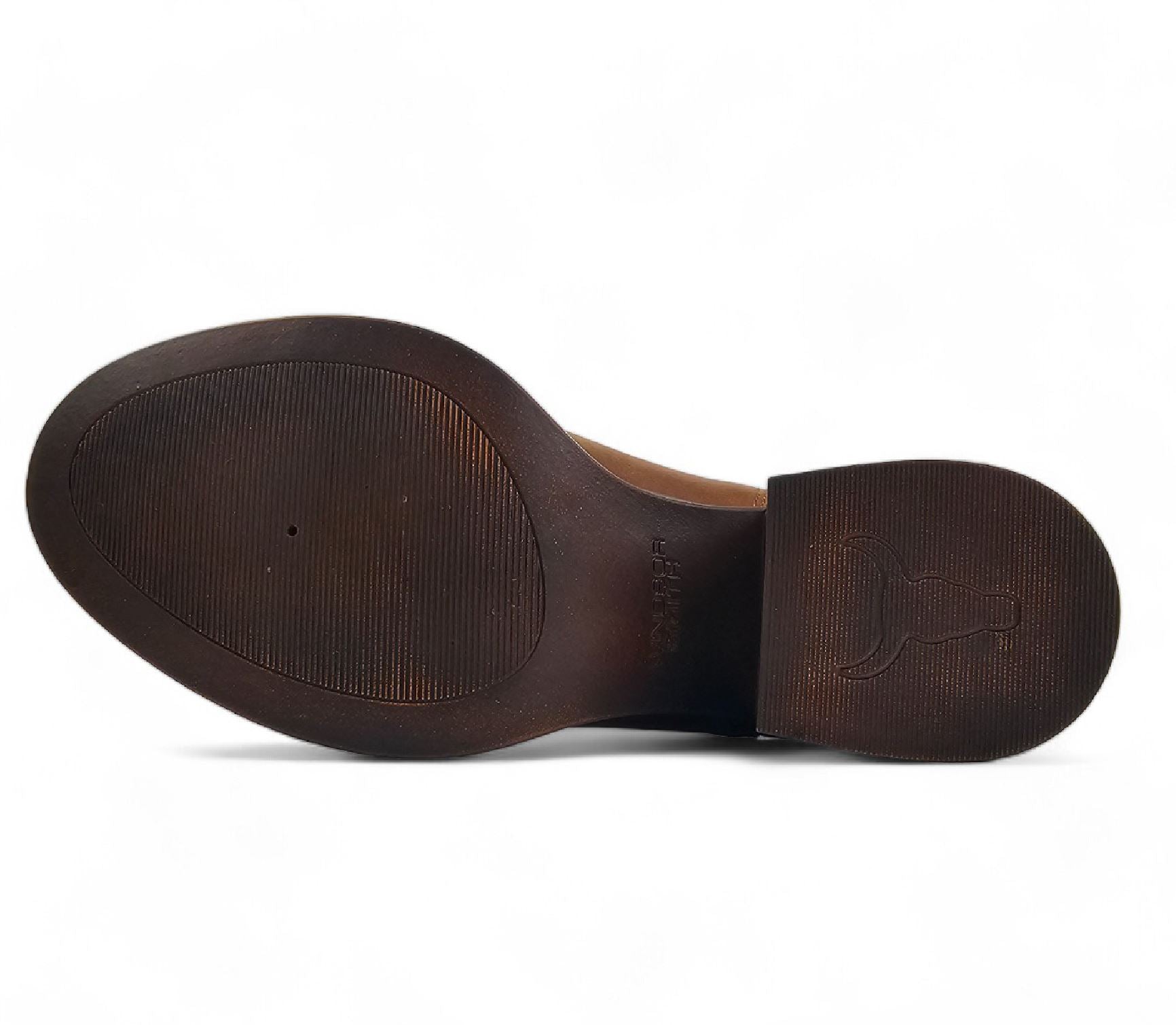 Varsity - Women's Block Heel Leather Chelsea Boots