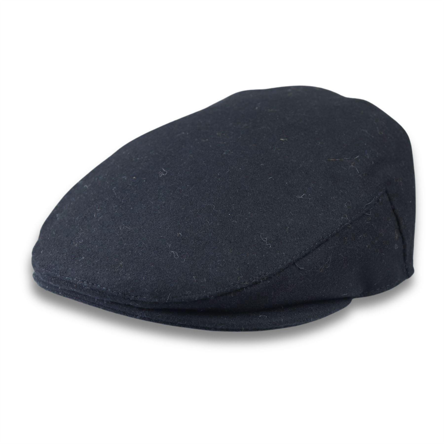 Men's Flat Cap Wool Blend Plain Solid Gatsby Ivy Del Boy Newsboy Hat - Knighthood Store