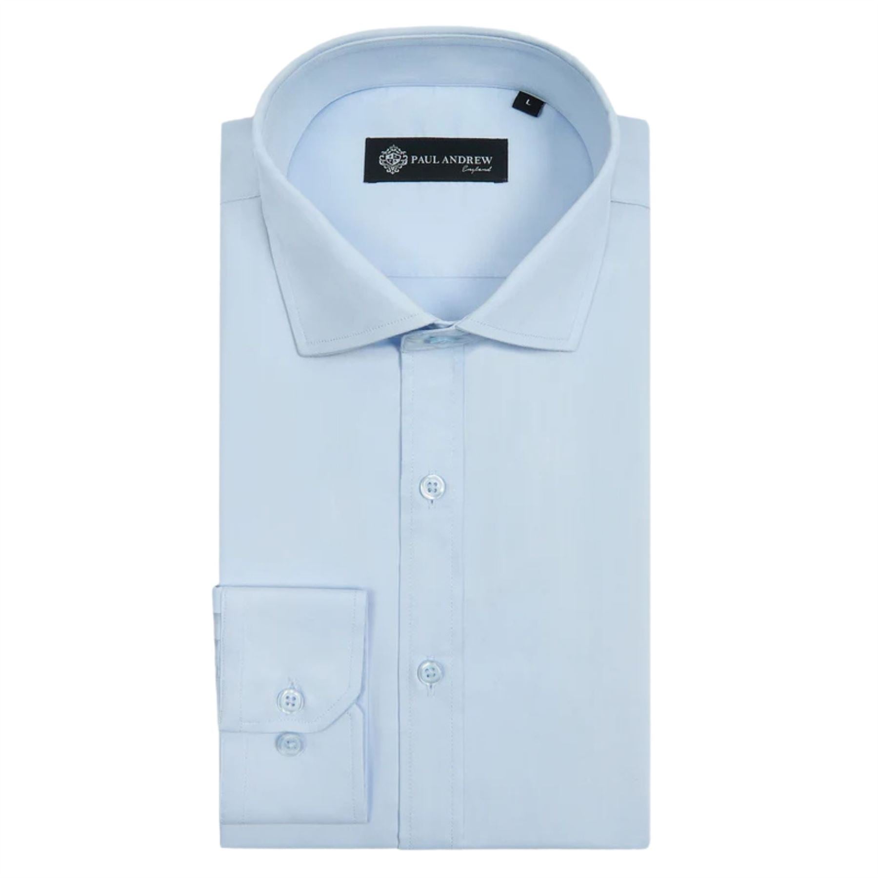 Men’s Classic Double Cuff Cutaway Collar Dress Shirt