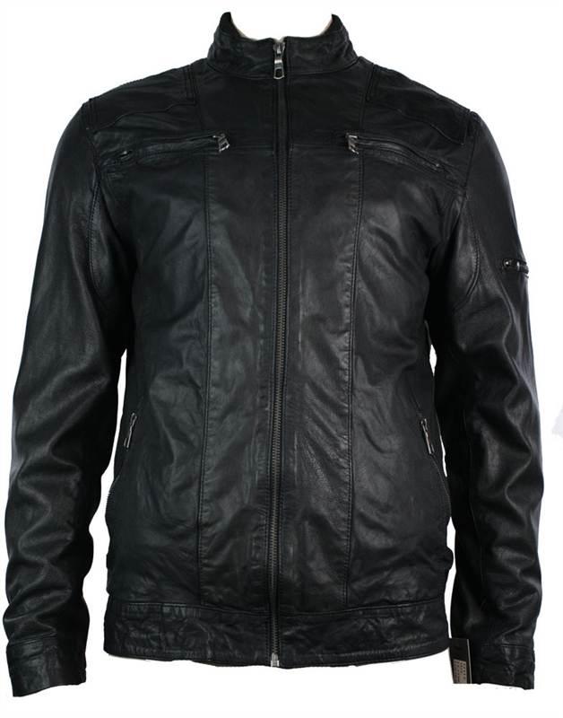 Mens Biker Motorcycle Vintage Distressed Brown Zip Short Leather Jacket Suede - Knighthood Store