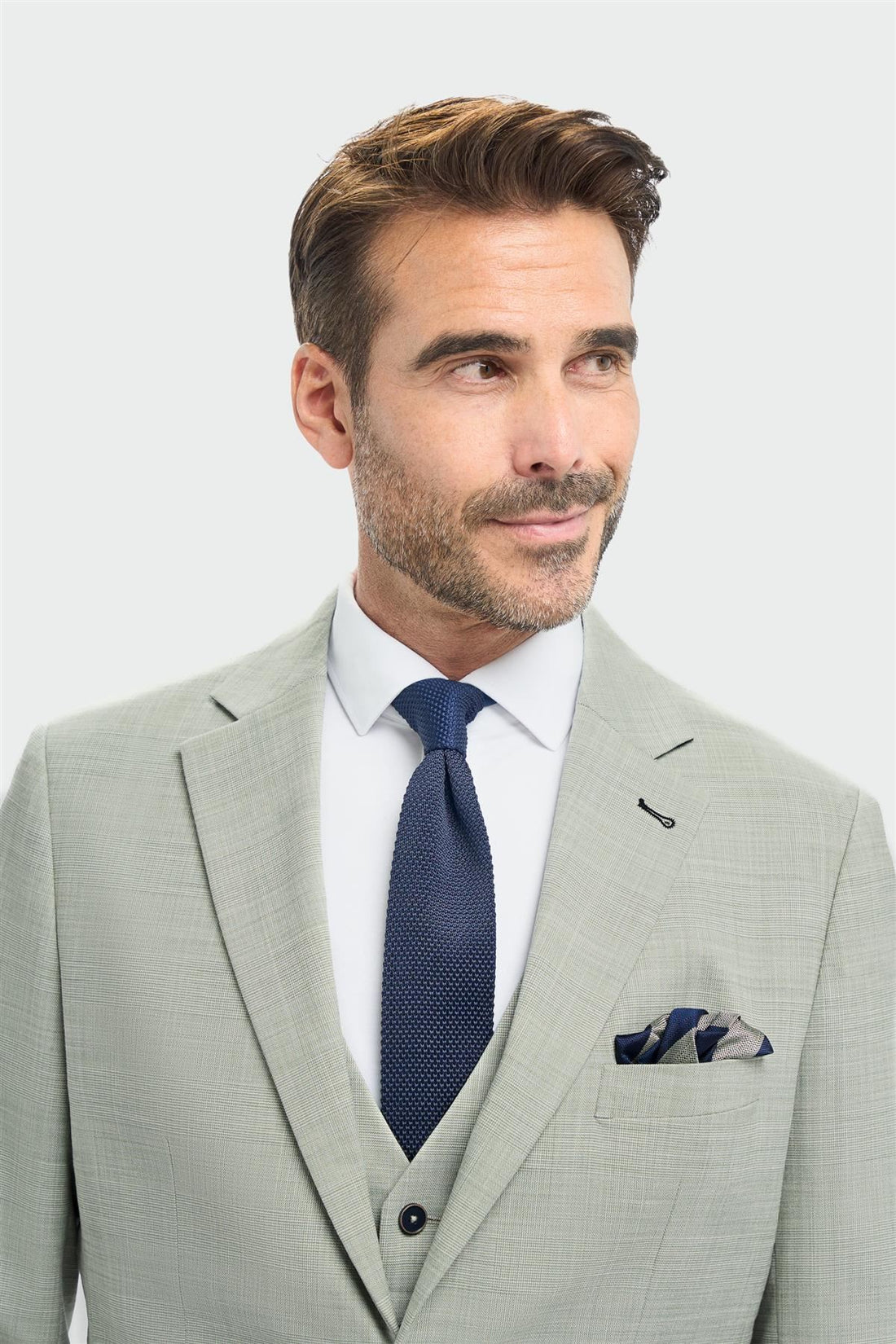 Men's Blazer Sage Green Tailored Fit Formal Suit Jacket