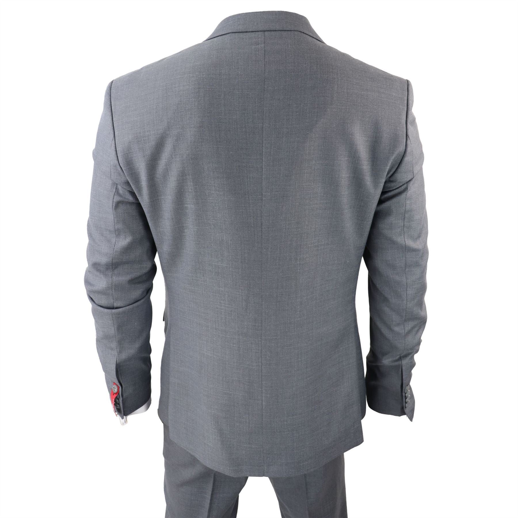 TruClothing James Men 3 Piece Grey Suit