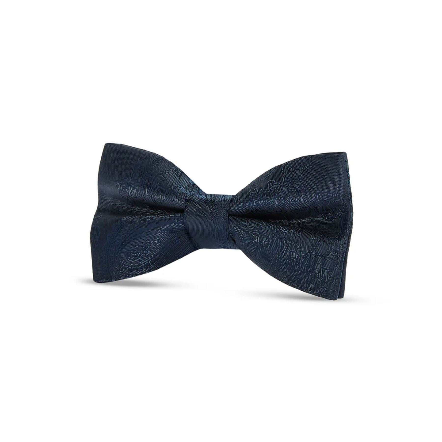 Boys Paisley Floral Satin Bow Tie