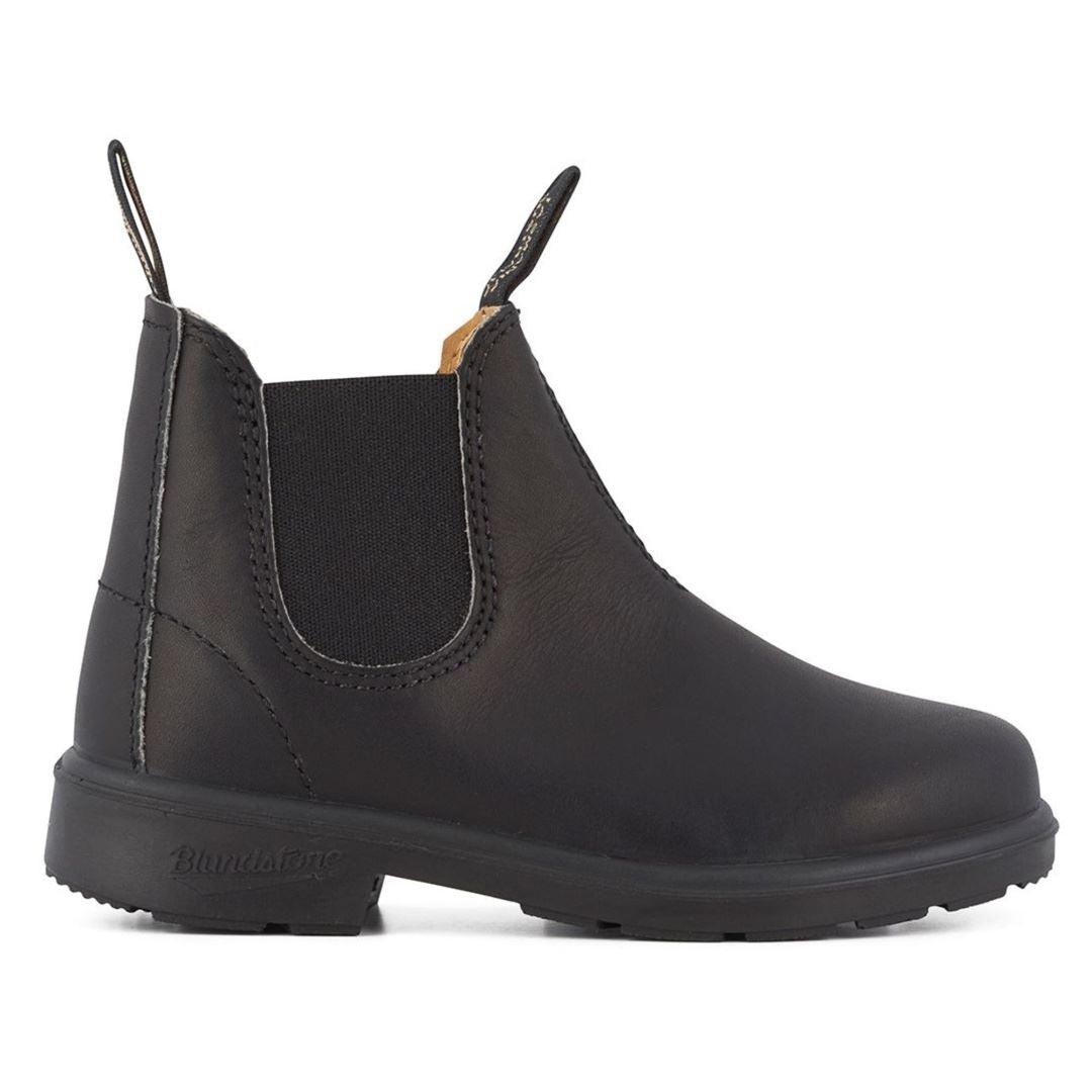 Blundstone 531 Kids Unisex Black Leather Boots Slip On Comfort - Knighthood Store