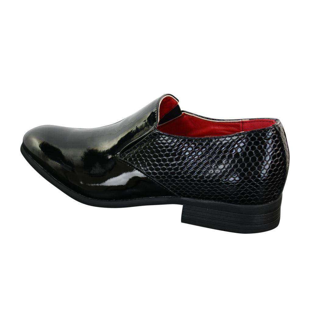 Mens Suede Leather Textured Slip On Italian Design Shoes Smart Casual - Knighthood Store