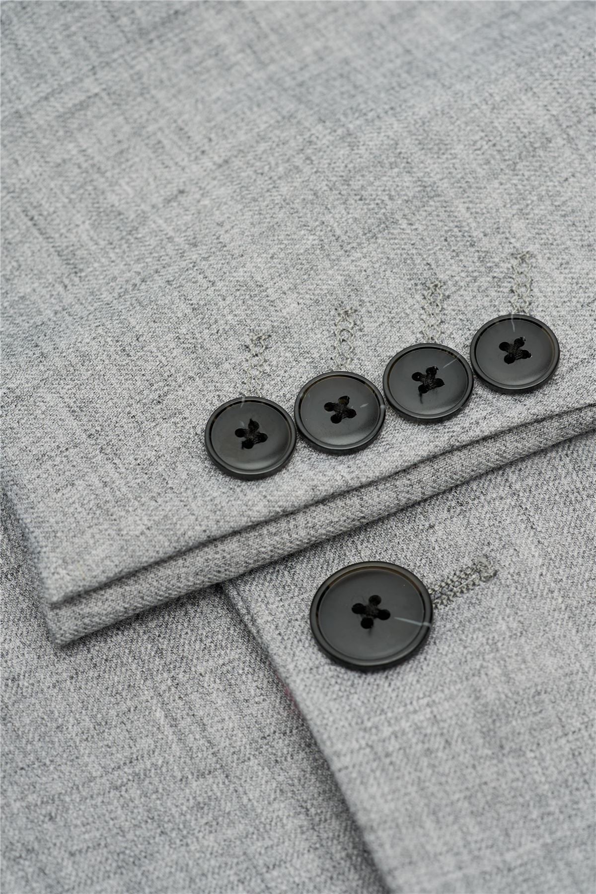 Men's Blazer Grey Tailored Fit Formal Suit Jackets