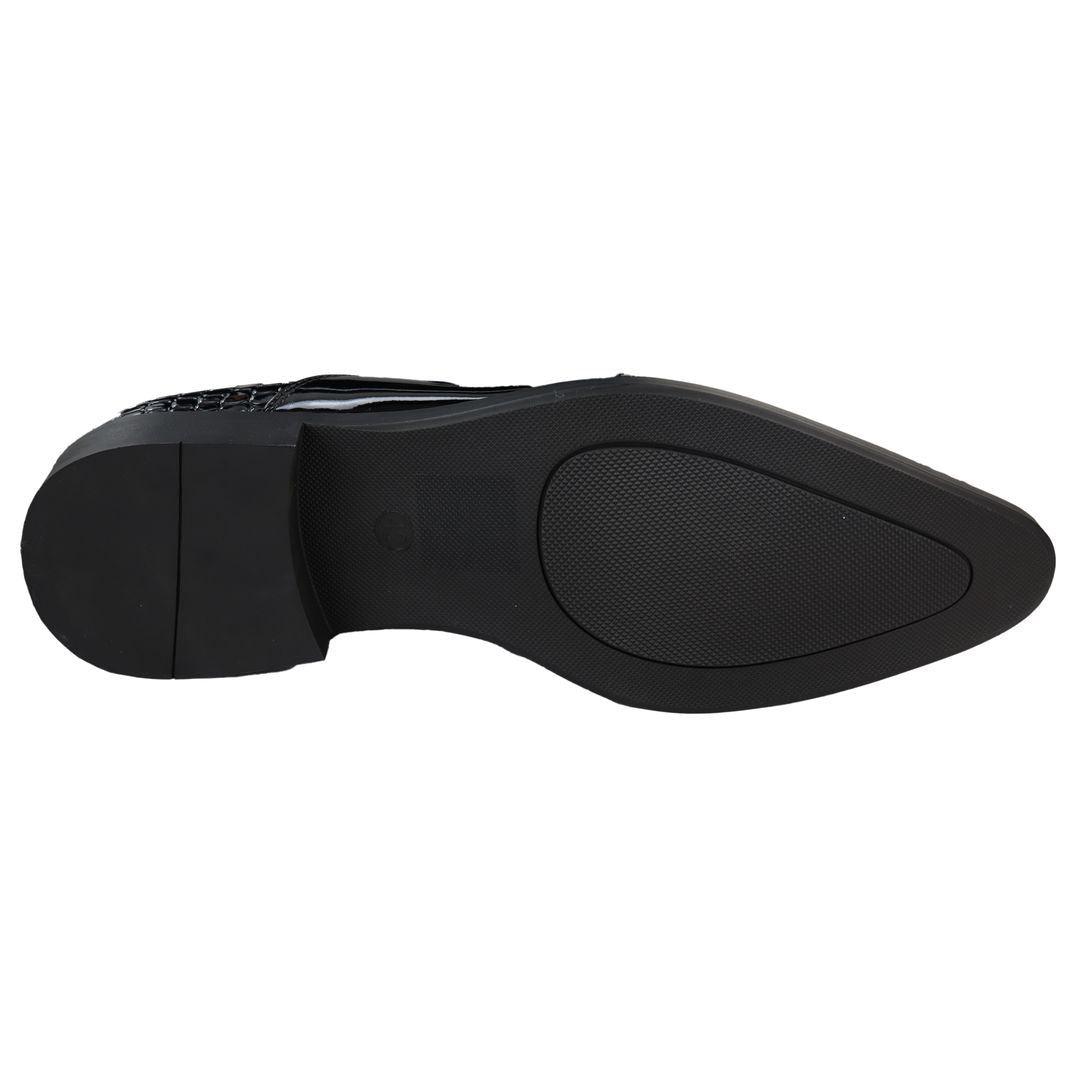 Mens Slip On Patent Shiny Tassle Driving Loafers Shoes Leather Smart Casual - Knighthood Store