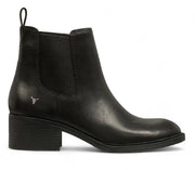Replace - Women's Black Leather Chelsea Boots