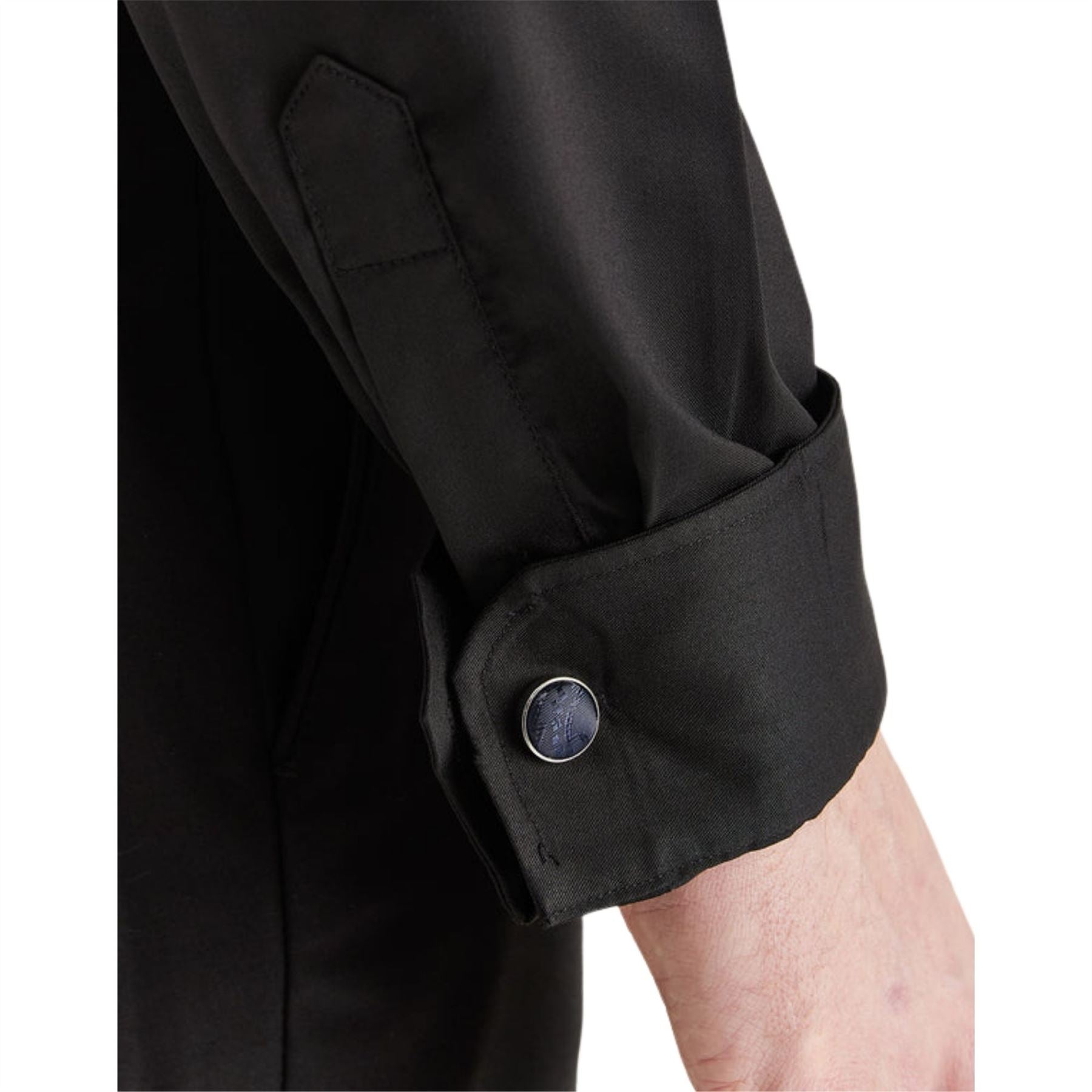Men’s Classic Double Cuff Cutaway Collar Dress Shirt