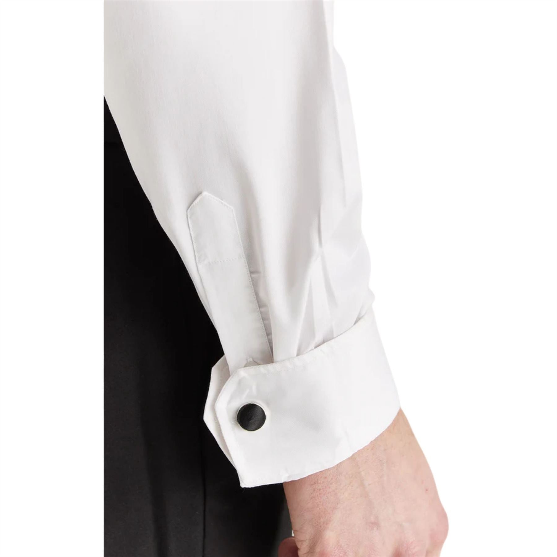 Men’s Classic Double Cuff Cutaway Collar Dress Shirt