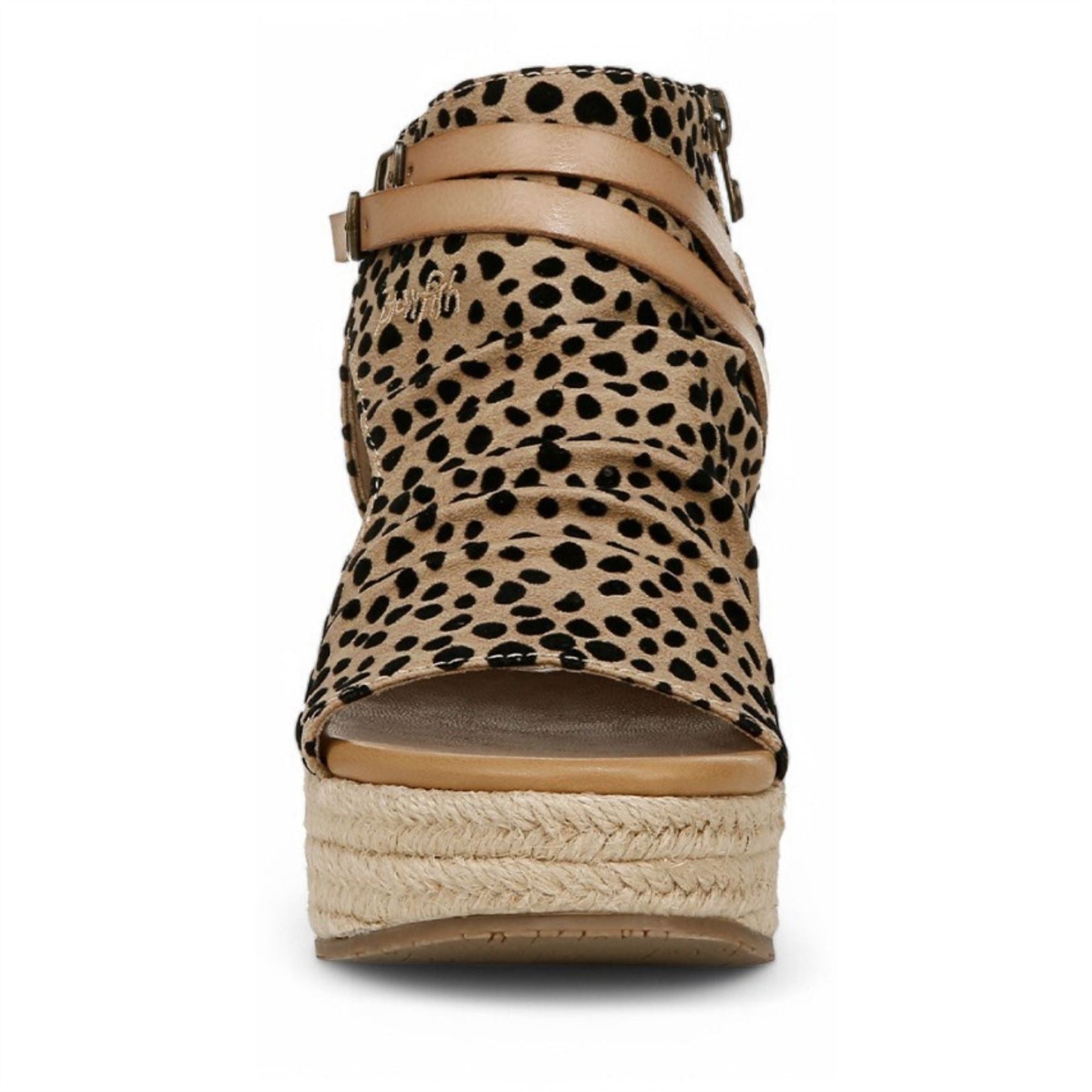 Lacey C Rope - Women's Brown Platform Wedge Sandals