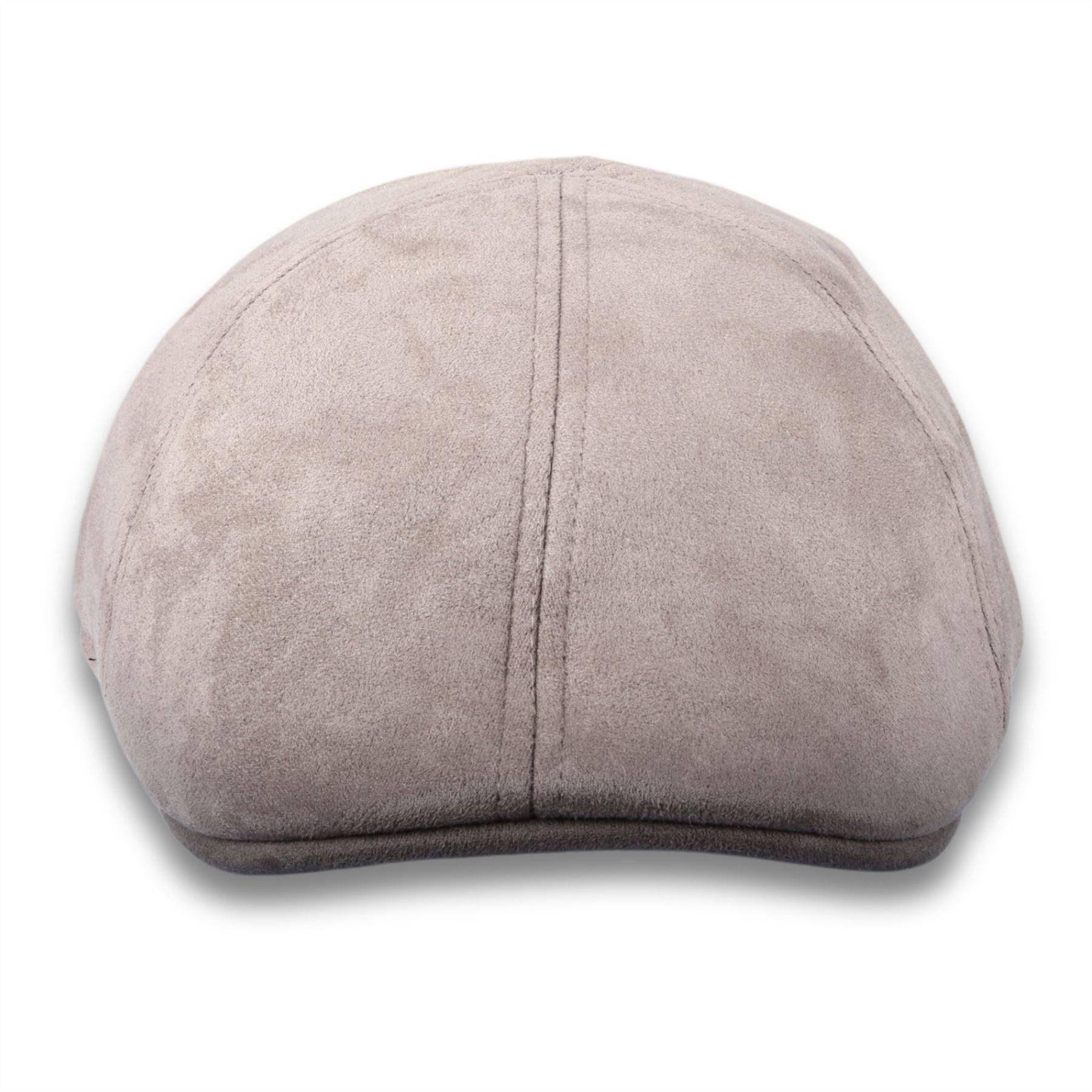 Men's Duckbill Cap Plain Solid Gatsby Peaked Ivy 6 Panel Hat - Knighthood Store