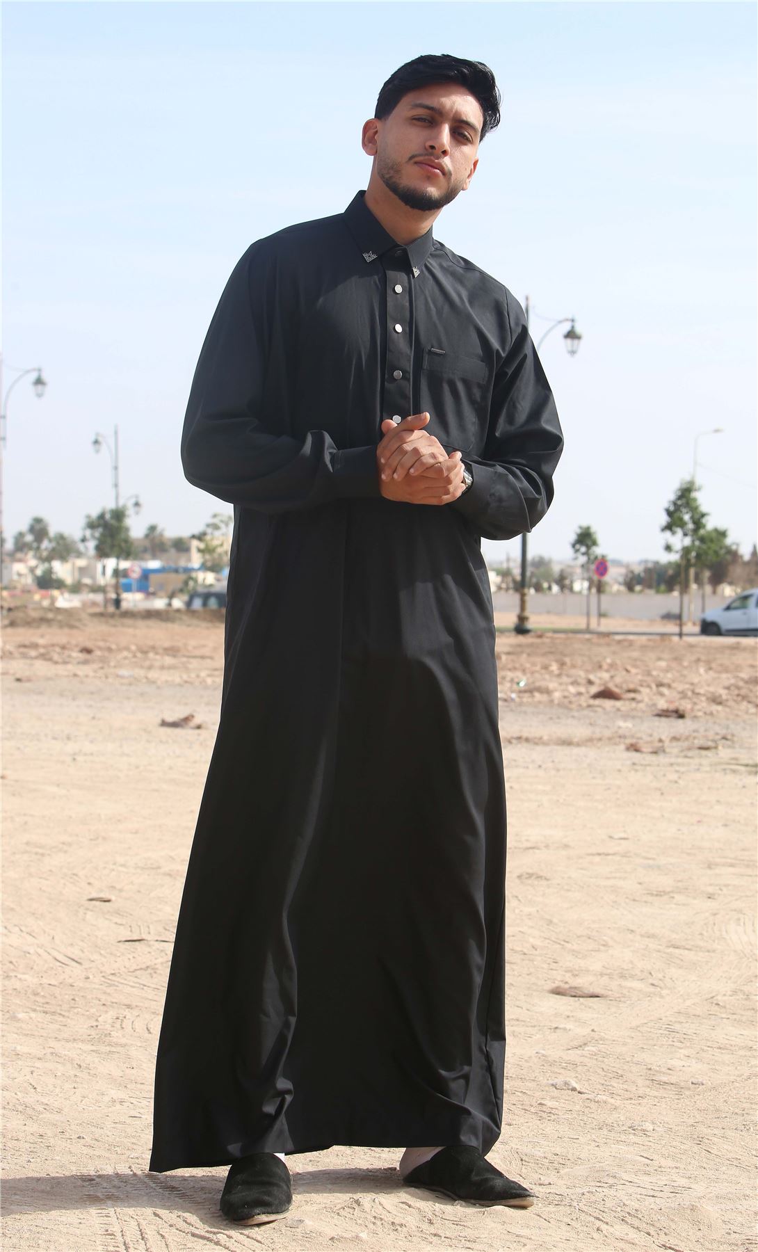 TT-004 - Men's Saudi Emirati Thobe Classic Shirt Collar