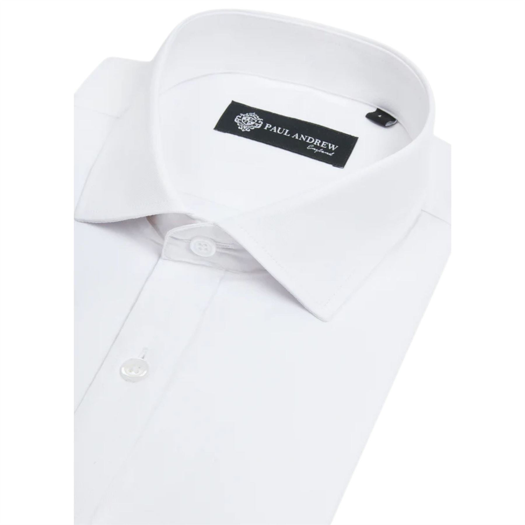 Men’s Classic Double Cuff Cutaway Collar Dress Shirt