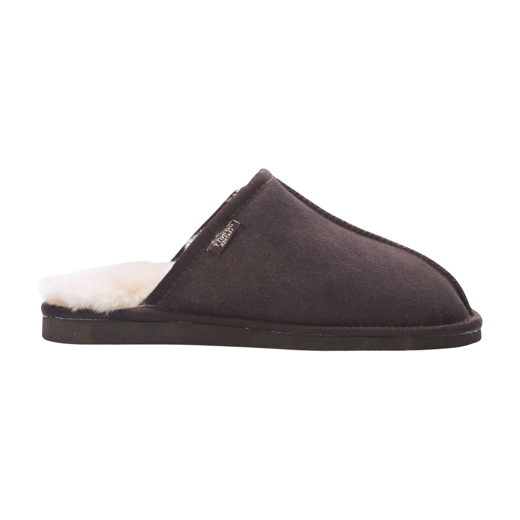 Highland - Men's Genuine Sheepskin Suede Mule Slippers