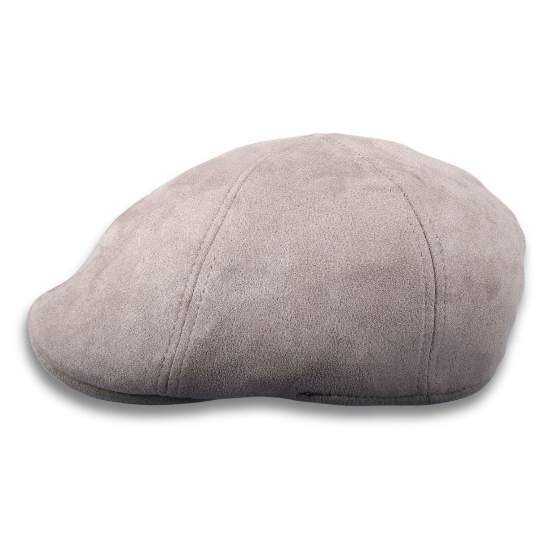 Men's Duckbill Cap Plain Solid Gatsby Peaked Ivy 6 Panel Hat - Knighthood Store