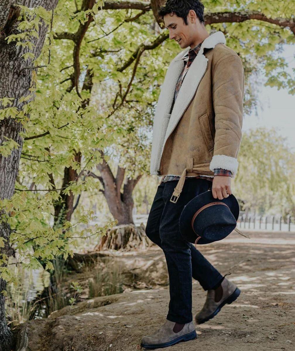 Blundstone 2036 Rustic Brown Low-Cut Leather Boots Low Classic Vintage Retro - Knighthood Store