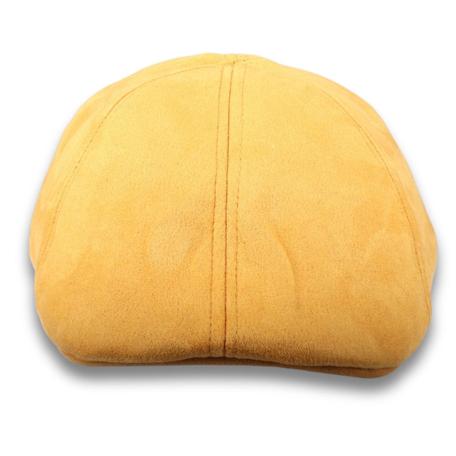 Men's Duckbill Cap Plain Solid Gatsby Peaked Ivy 6 Panel Hat - Knighthood Store