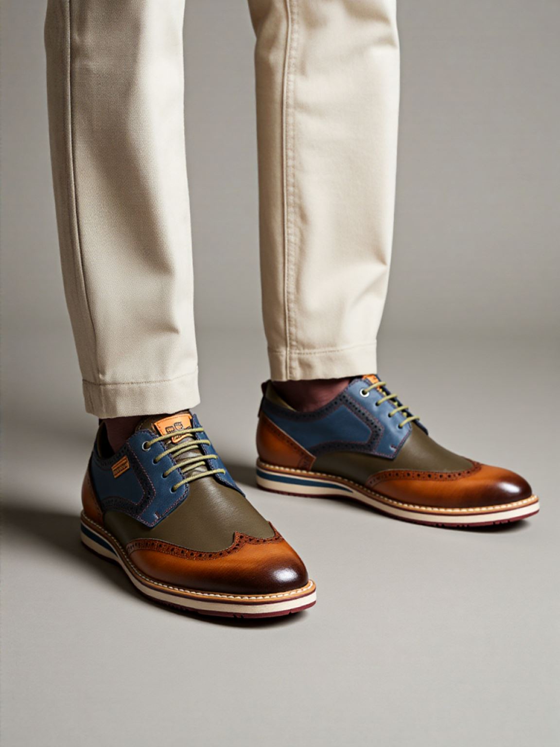 Avila - Men’s Brandy Brown Lace Up Leather Brogue