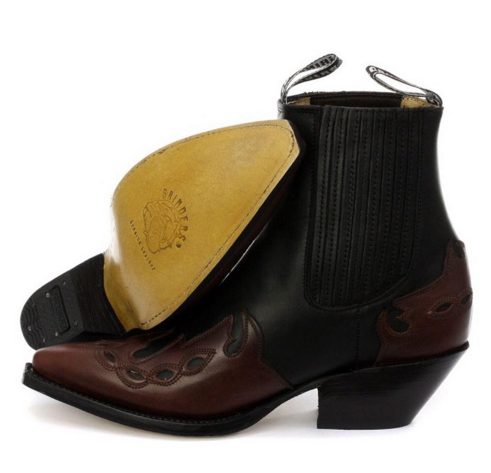 Mens Cowboy Boots Pointed Tan Brown Grinders Arizona Real Leather Western - Knighthood Store