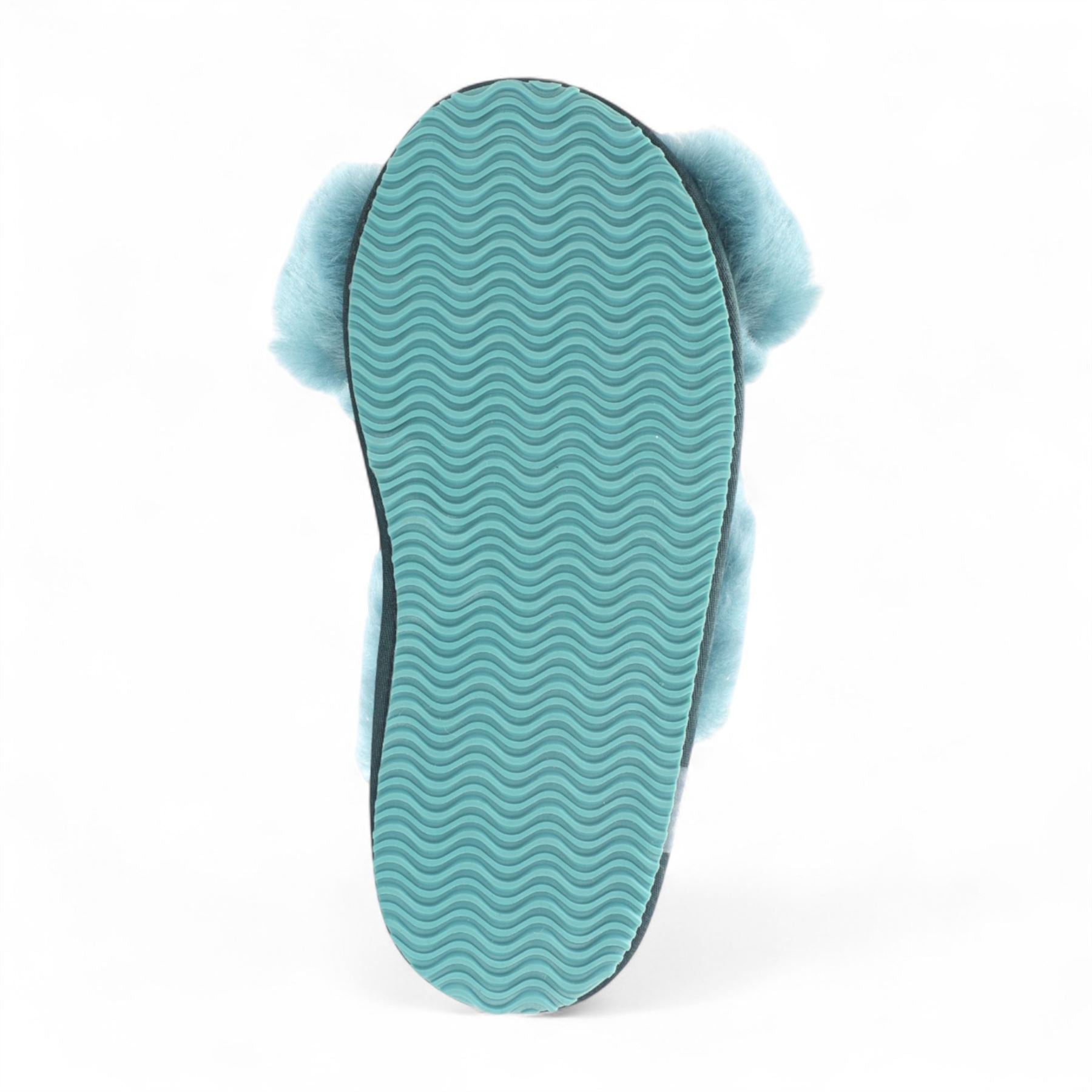 Snowbelle - Women's Genuine Sheepskin Crossover Slippers