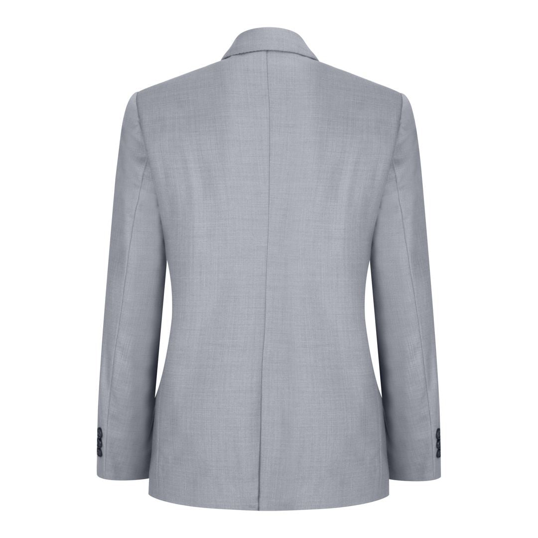 Boys 3 Piece Light Grey Suit Classic Wedding Party Vintage Christening