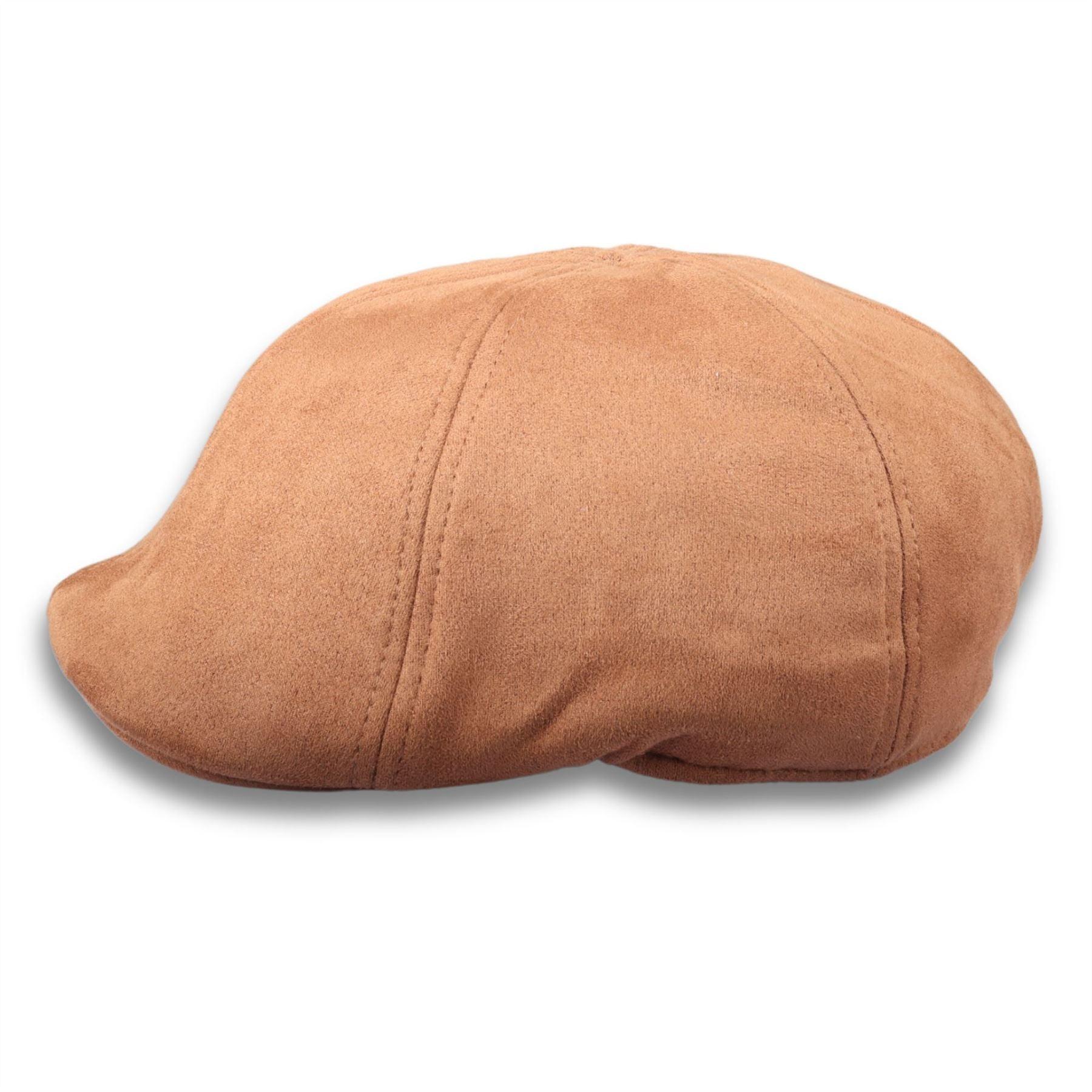 Men's Duckbill Cap Plain Solid Gatsby Peaked Ivy 6 Panel Hat - Knighthood Store
