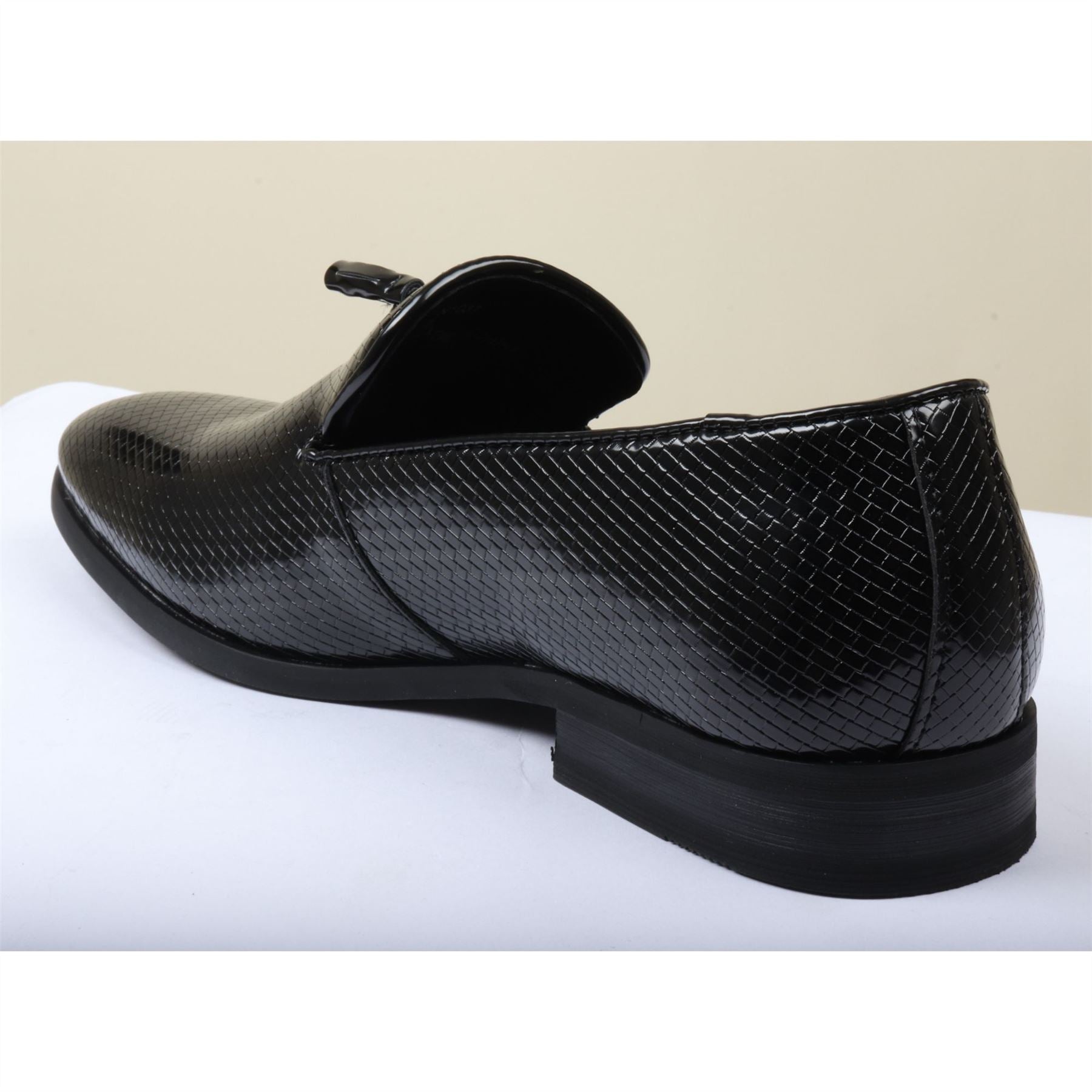 Men's Leather Lined Tassel Pattern Loafers