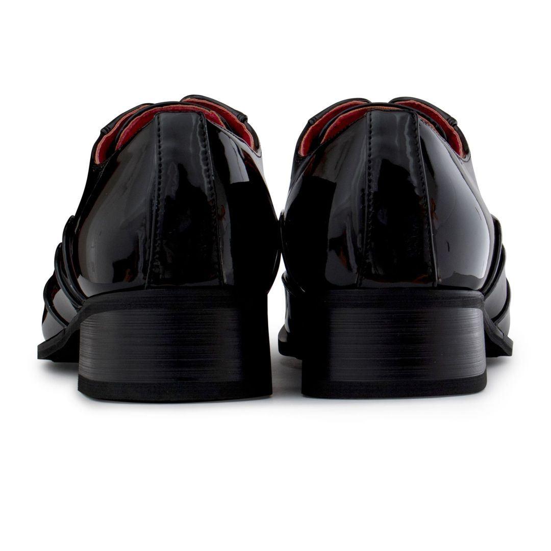 Mens Metal Toe Pointed Shoes Suede Leather Patent Laced Cowboy Italian Dancing - Knighthood Store