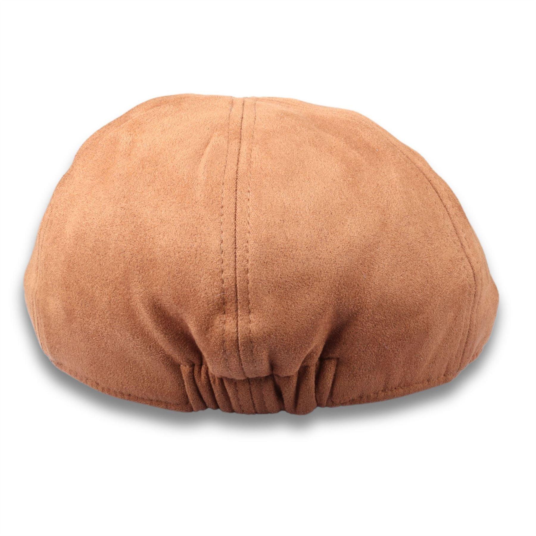 Men's Duckbill Cap Plain Solid Gatsby Peaked Ivy 6 Panel Hat - Knighthood Store