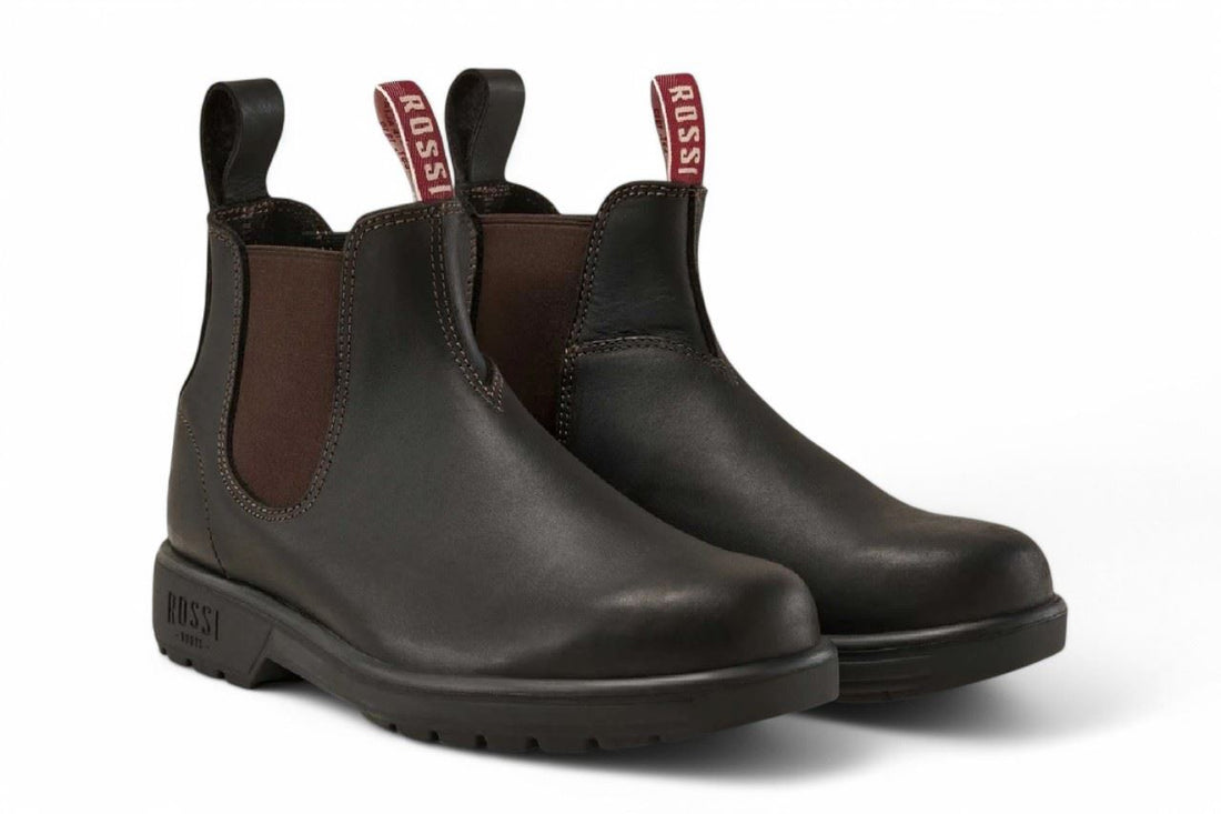 Endura 303 - Brown Leather Chelsea Boots