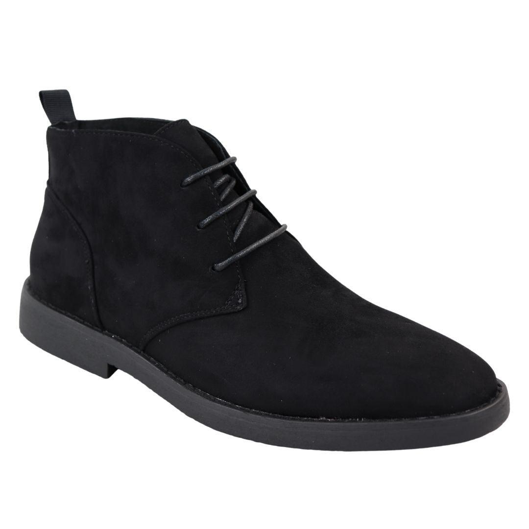 Mens's Chukka Desert Ankle Boots Lace Up Suede Shoes - Knighthood Store