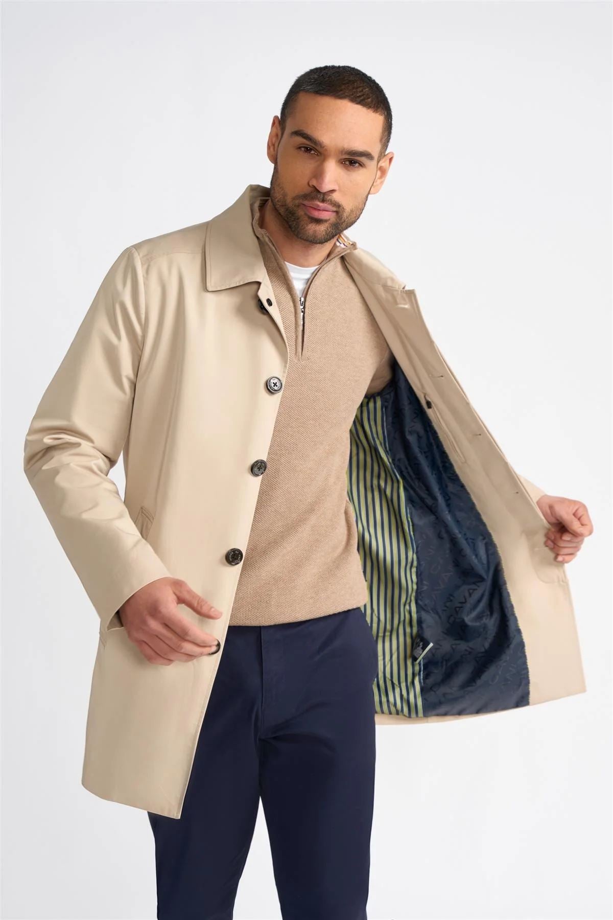 Barracuda - Men's Lightweight Classic Trench Coat