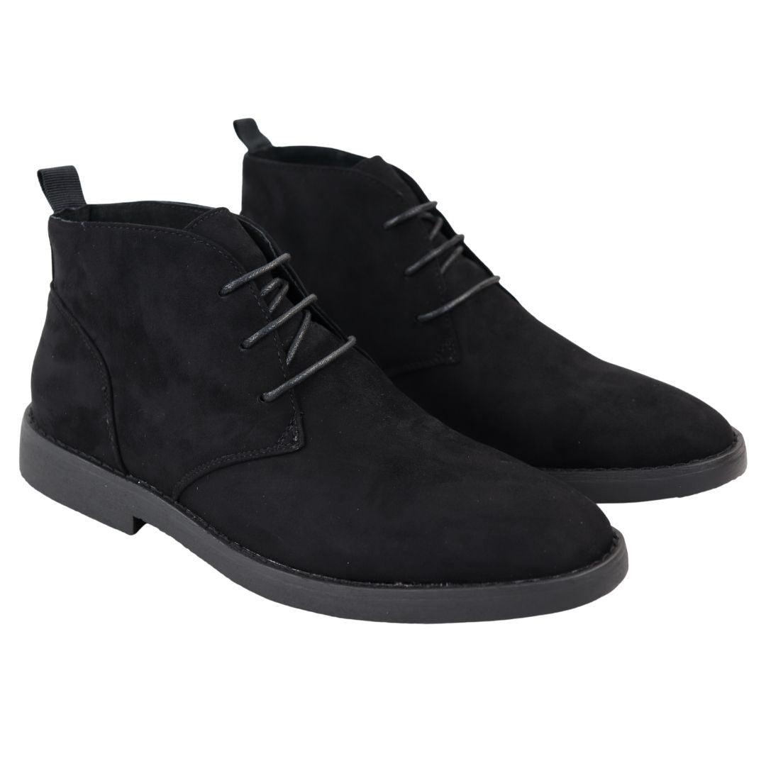 Mens's Chukka Desert Ankle Boots Lace Up Suede Shoes - Knighthood Store