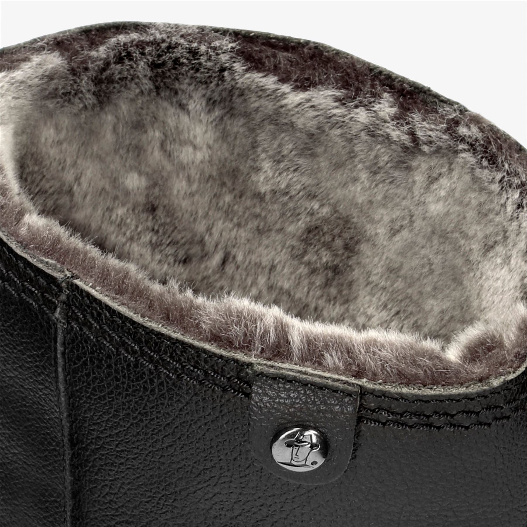 Bambina B60 - Women's Black Knee High Leather Boots