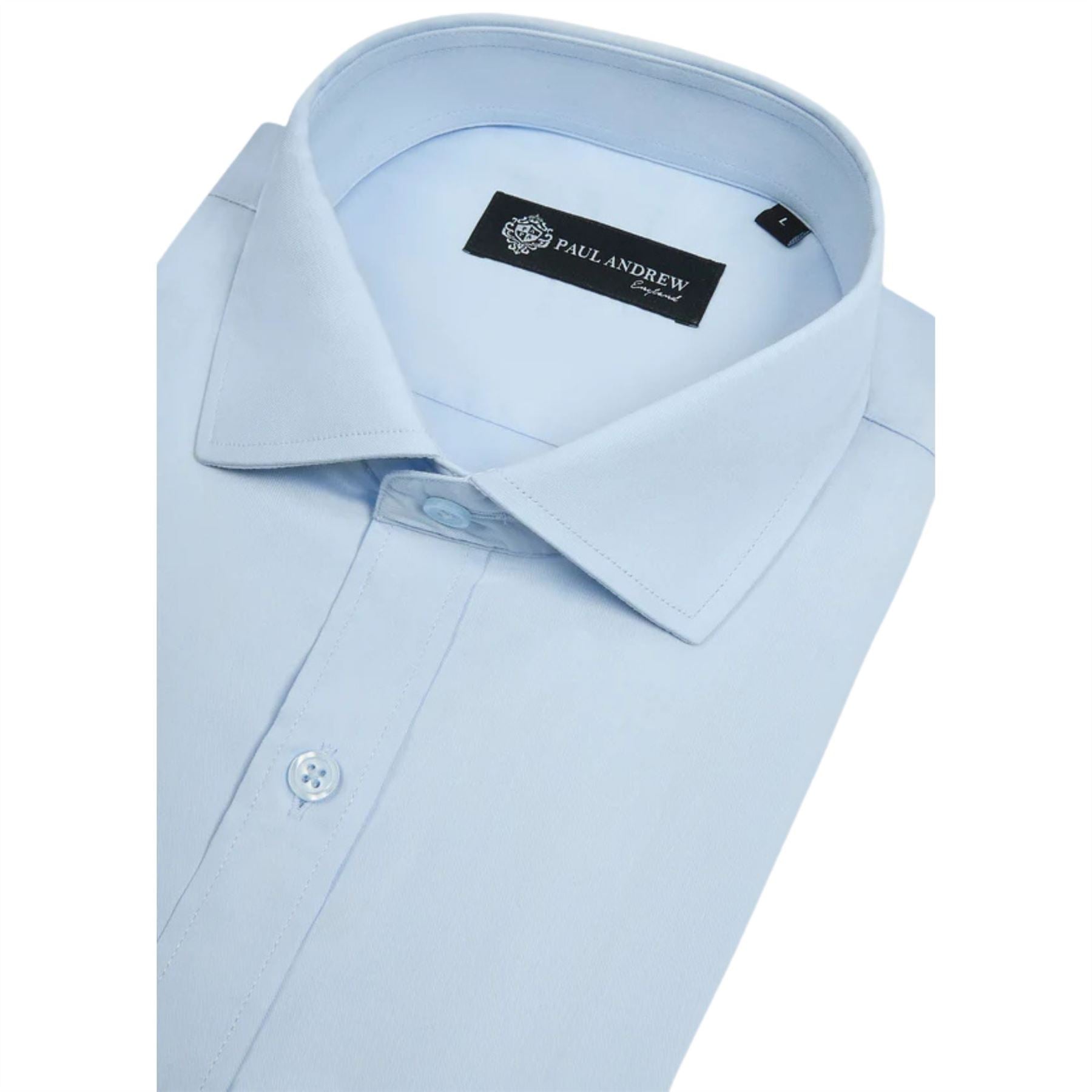 Men’s Classic Double Cuff Cutaway Collar Dress Shirt