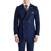 Mayfair - Men's Navy Birdseye Double Breasted Blazer