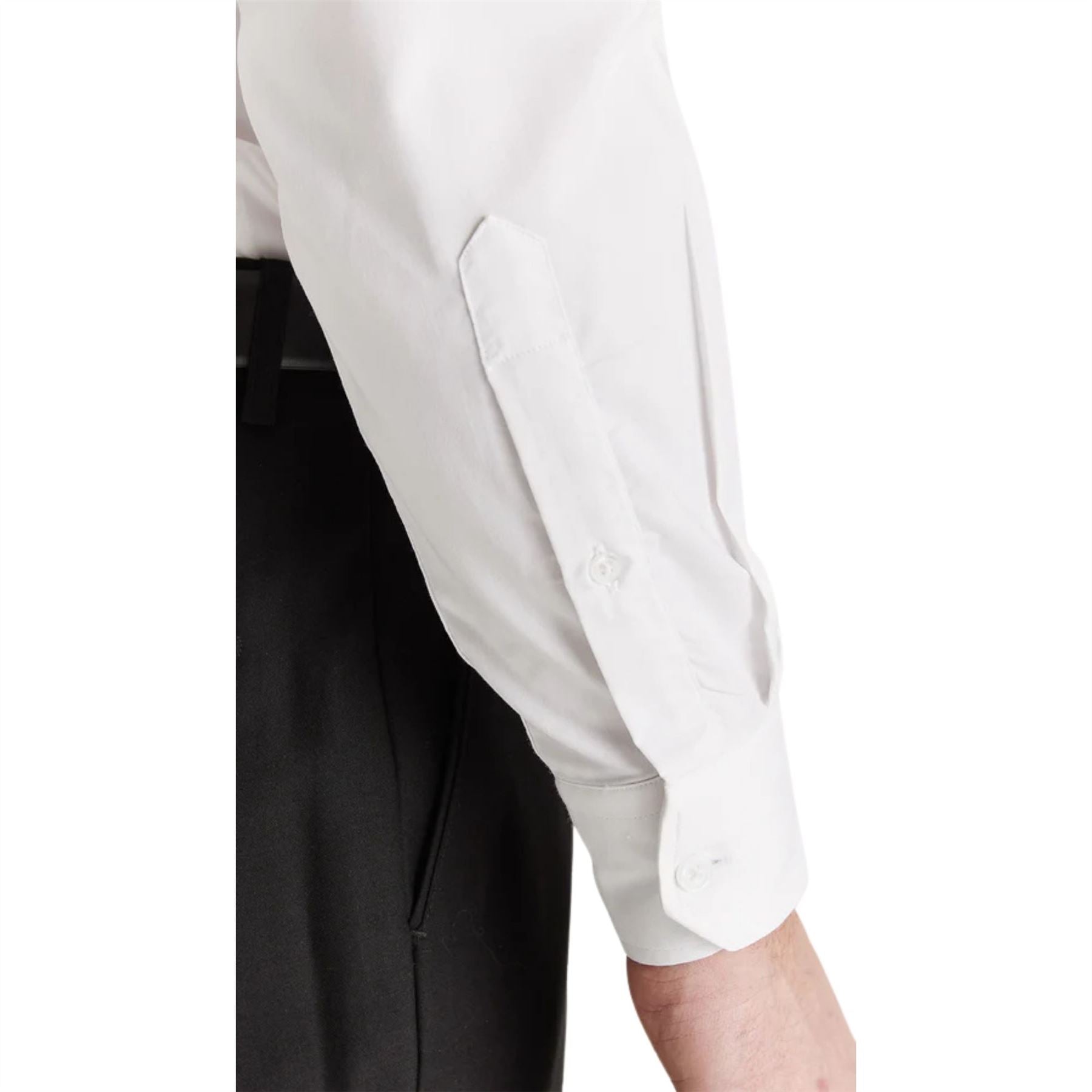 Men’s Classic Double Cuff Cutaway Collar Dress Shirt