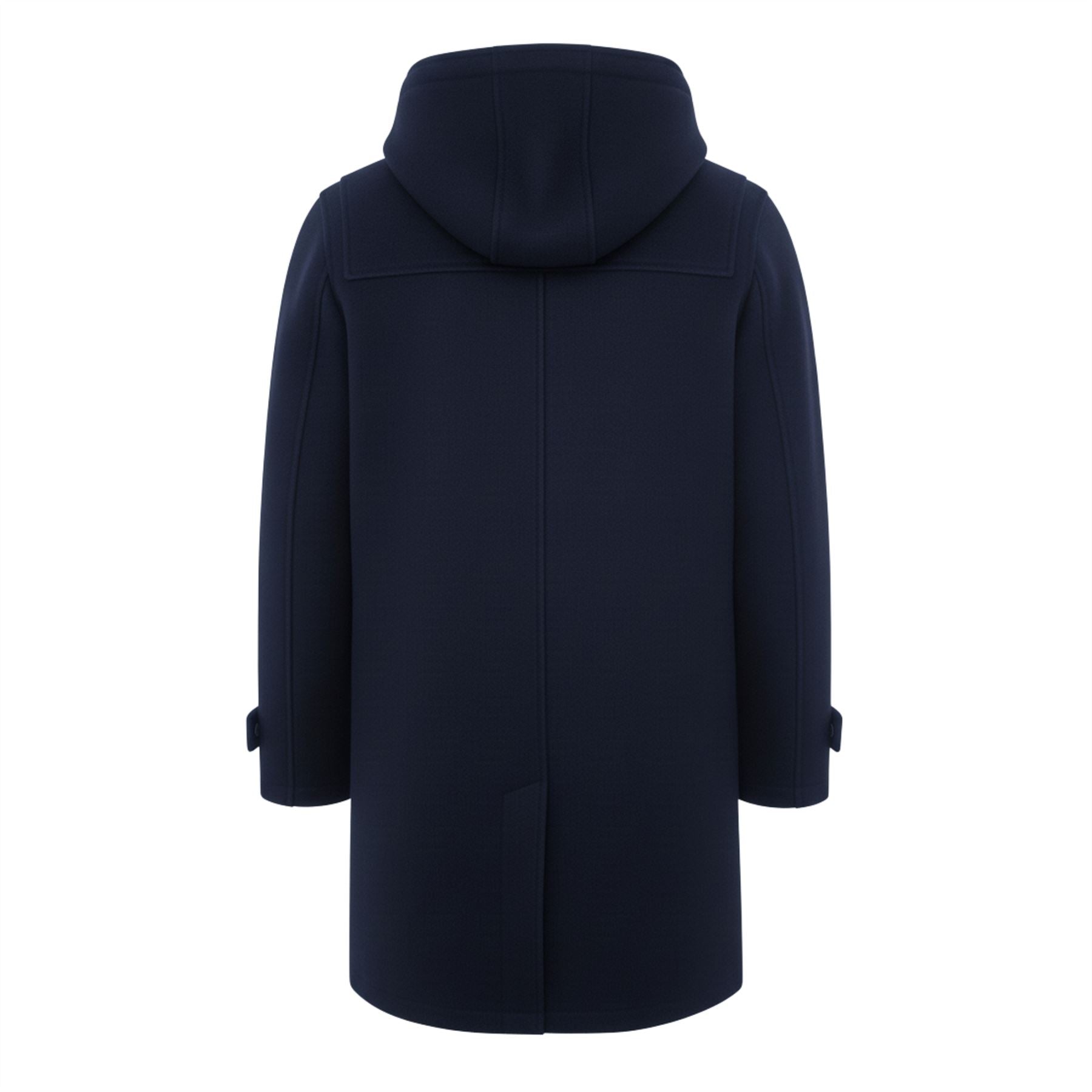 Men's Classic Toggle Fastener Hooded Duffle Coat