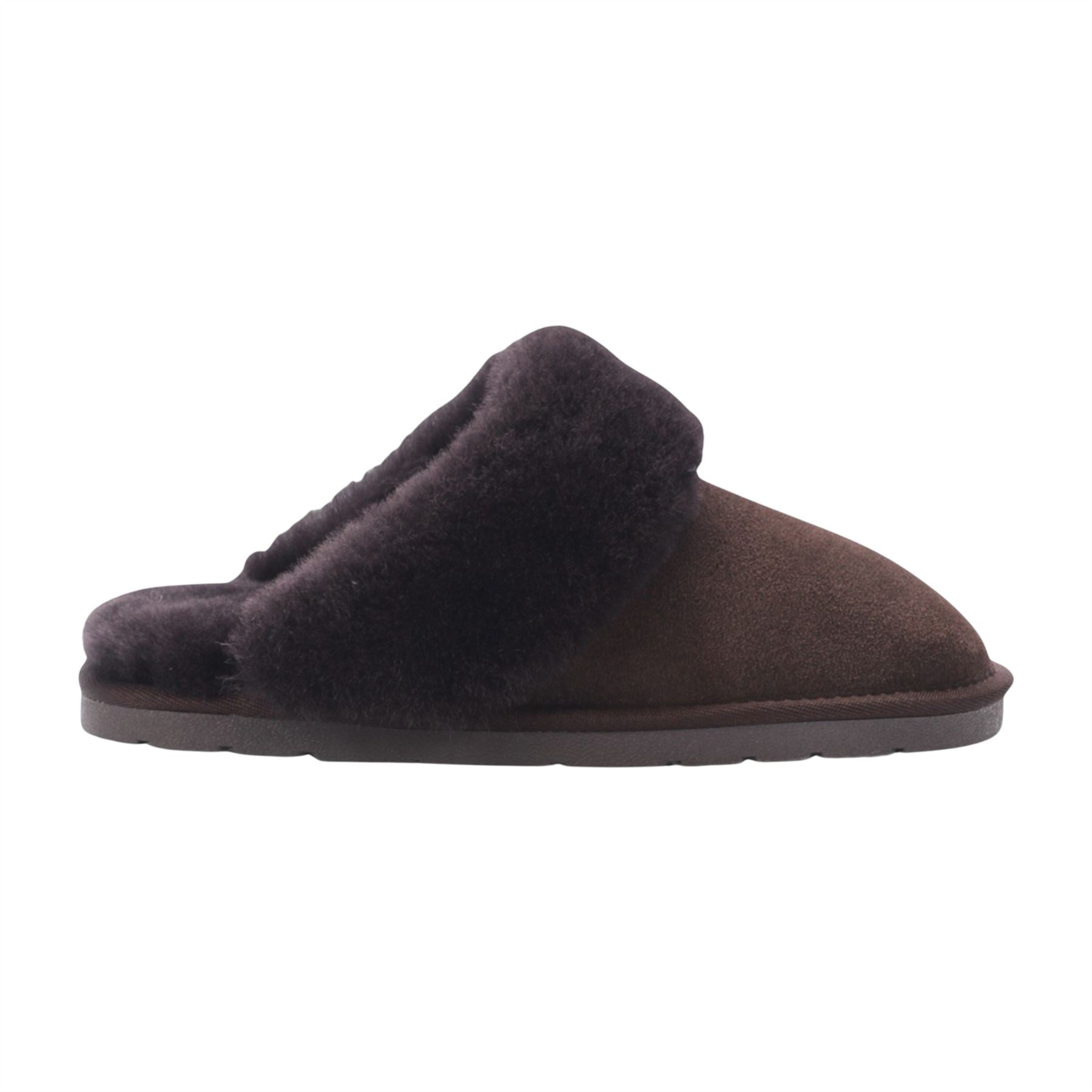 Luna - Women's Sheepskin Suede Mule Slippers