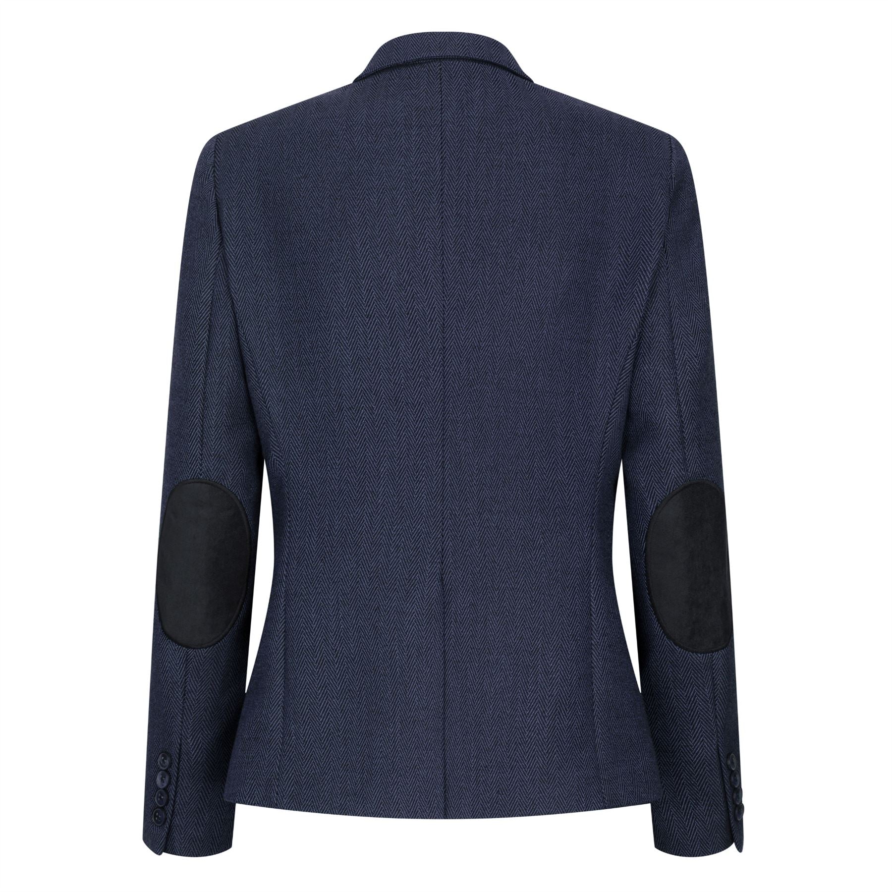 TPW-AK-04 - Women's Navy 3 Piece Herringbone Tweed Suit