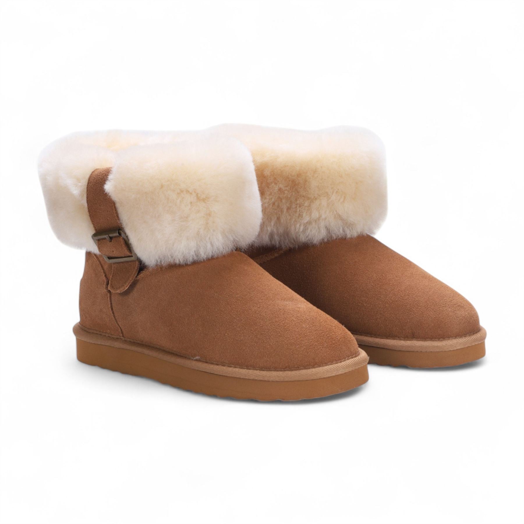 Granite - Women's Sheepskin Suede Winter Boots