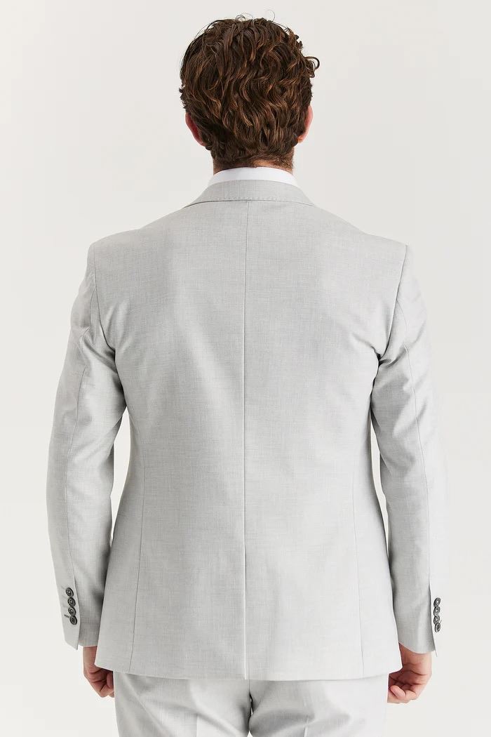 Belmont - Men's Silver Tailored Fit Blazer