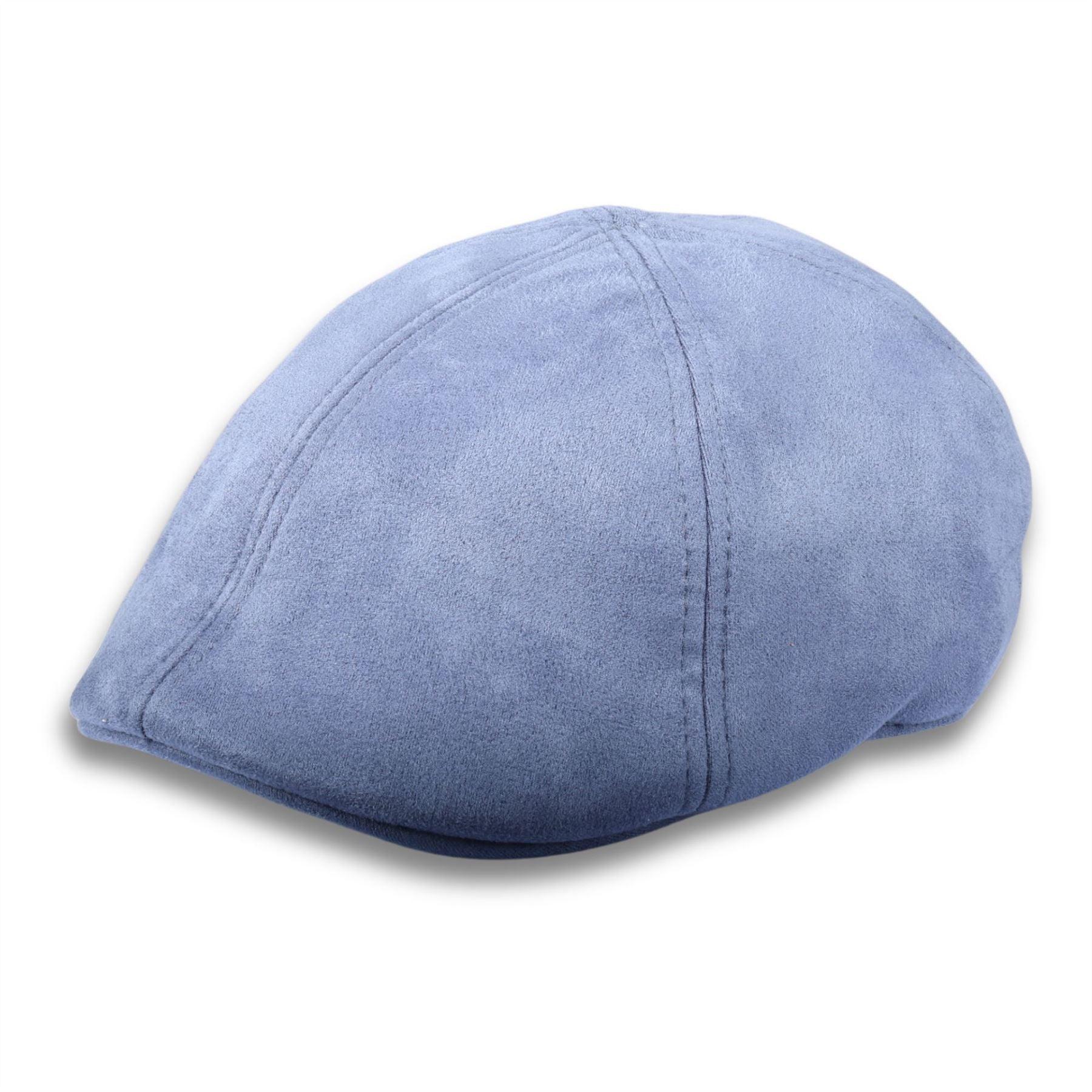 Men's Duckbill Cap Plain Solid Gatsby Peaked Ivy 6 Panel Hat - Knighthood Store